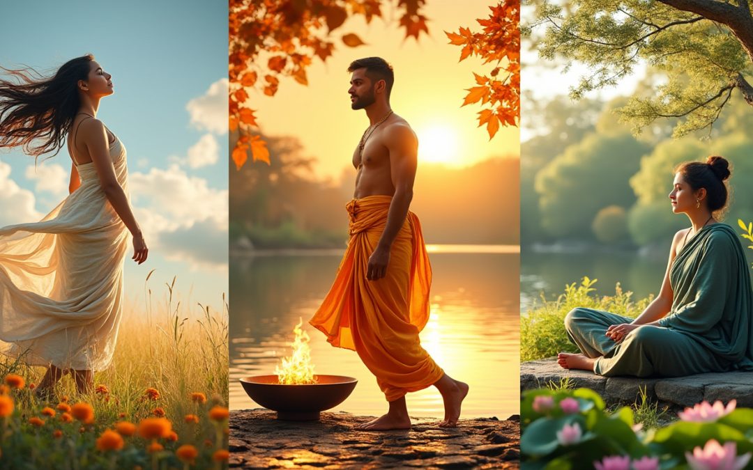 plongez dans l'univers de l'ayurveda en explorant les 3 doshas : vata, pitta et kapha. apprenez à identifier votre type prédominant pour mieux comprendre votre santé et votre bien-être, et découvrez des conseils adaptés pour équilibrer votre corps et esprit.