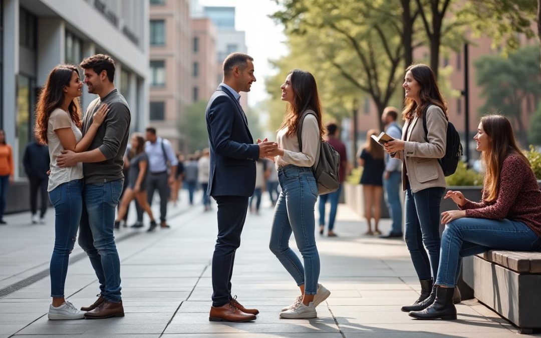 découvrez la proxémie, une notion essentielle de la communication humaine, qui explore l'impact de l'espace personnel sur les interactions. apprenez comment la distance physique influence les relations interpersonnelles et améliorez vos compétences en communication grâce à une compréhension approfondie de ce concept.