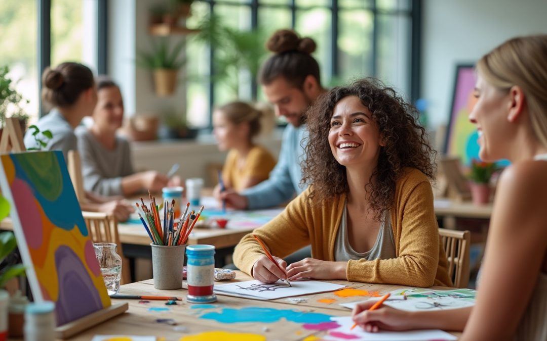 découvrez comment l'art-thérapie contribue au bien-être émotionnel en aidant à gérer le stress, les émotions et l'expression de soi grâce à des activités créatives.